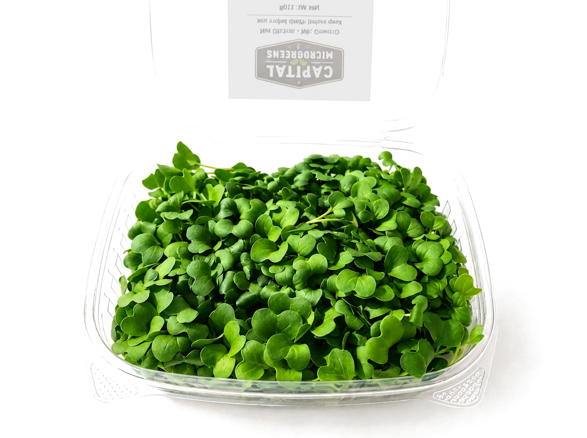 Daikon Radish microgreens 1